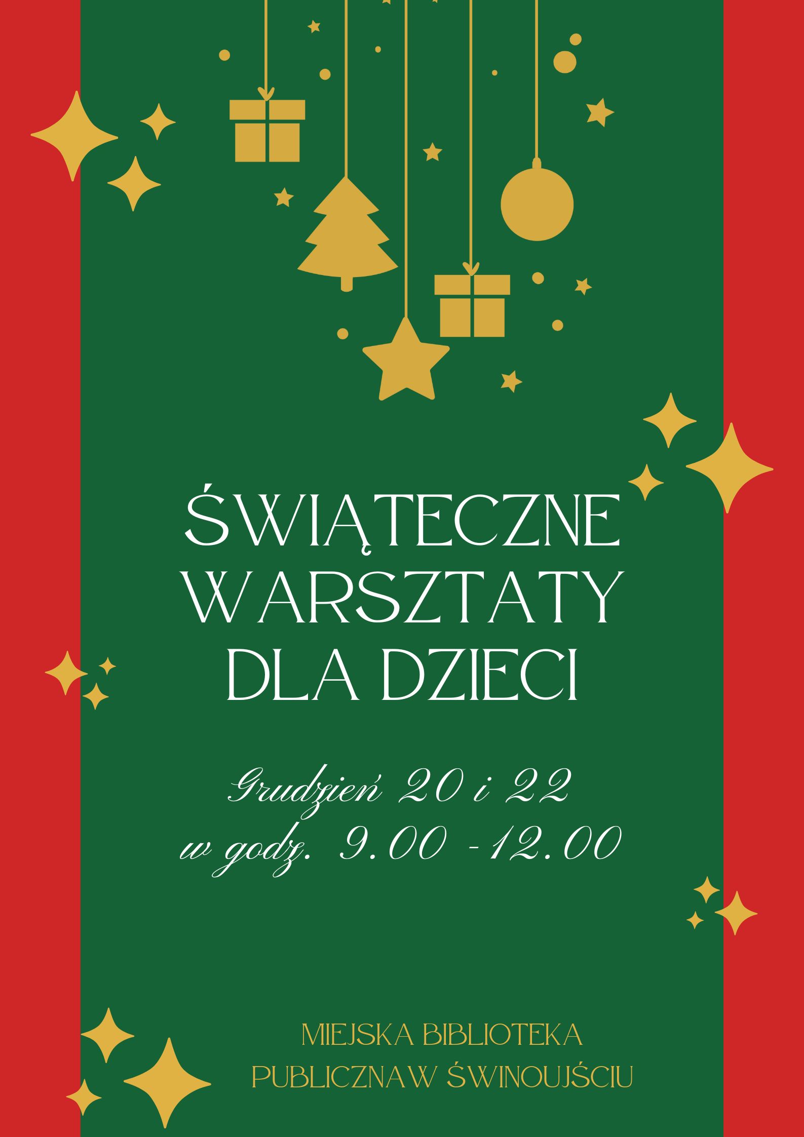 Świąteczne warsztaty dla dzieci